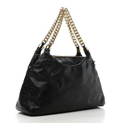 Chanel Calfskin Rodeo Drive Hobo Black 3 of 10