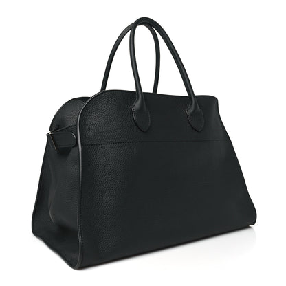 The Row Matte Grained Calfskin Soft Margaux 15 Black 3 of 9