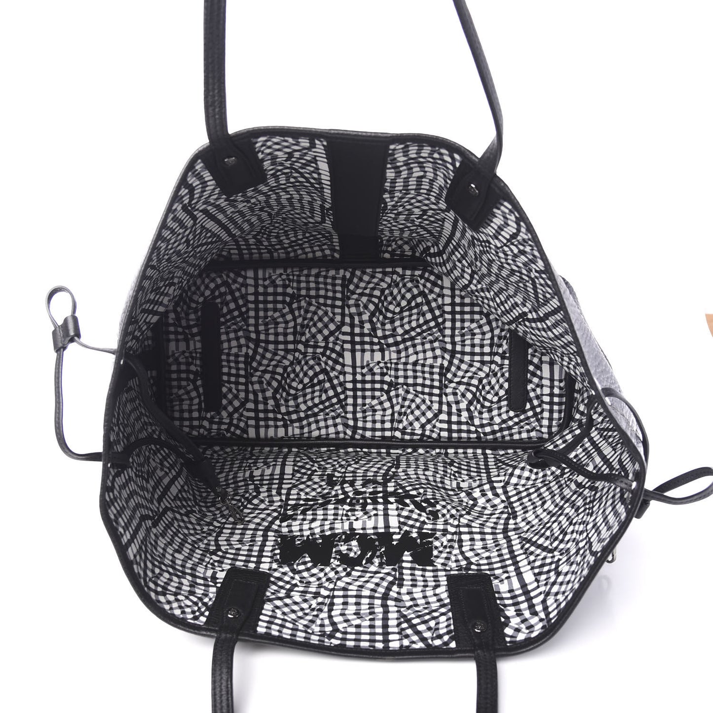 Visetos Large Liz Reversible Shopper Tote Black