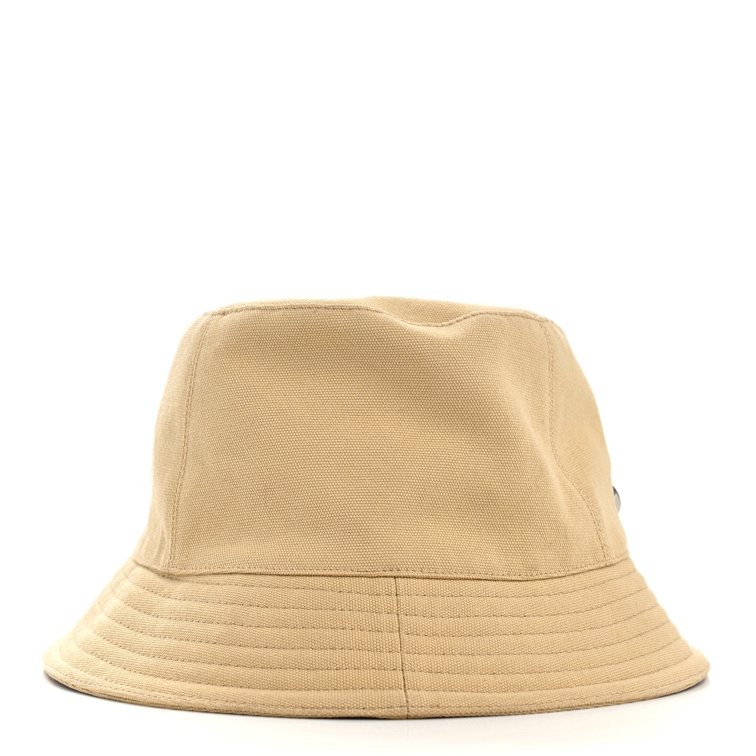 Hermes Cotton Canvas Calvi Seashell Bucket Hat 57 Naturel 6 of 9