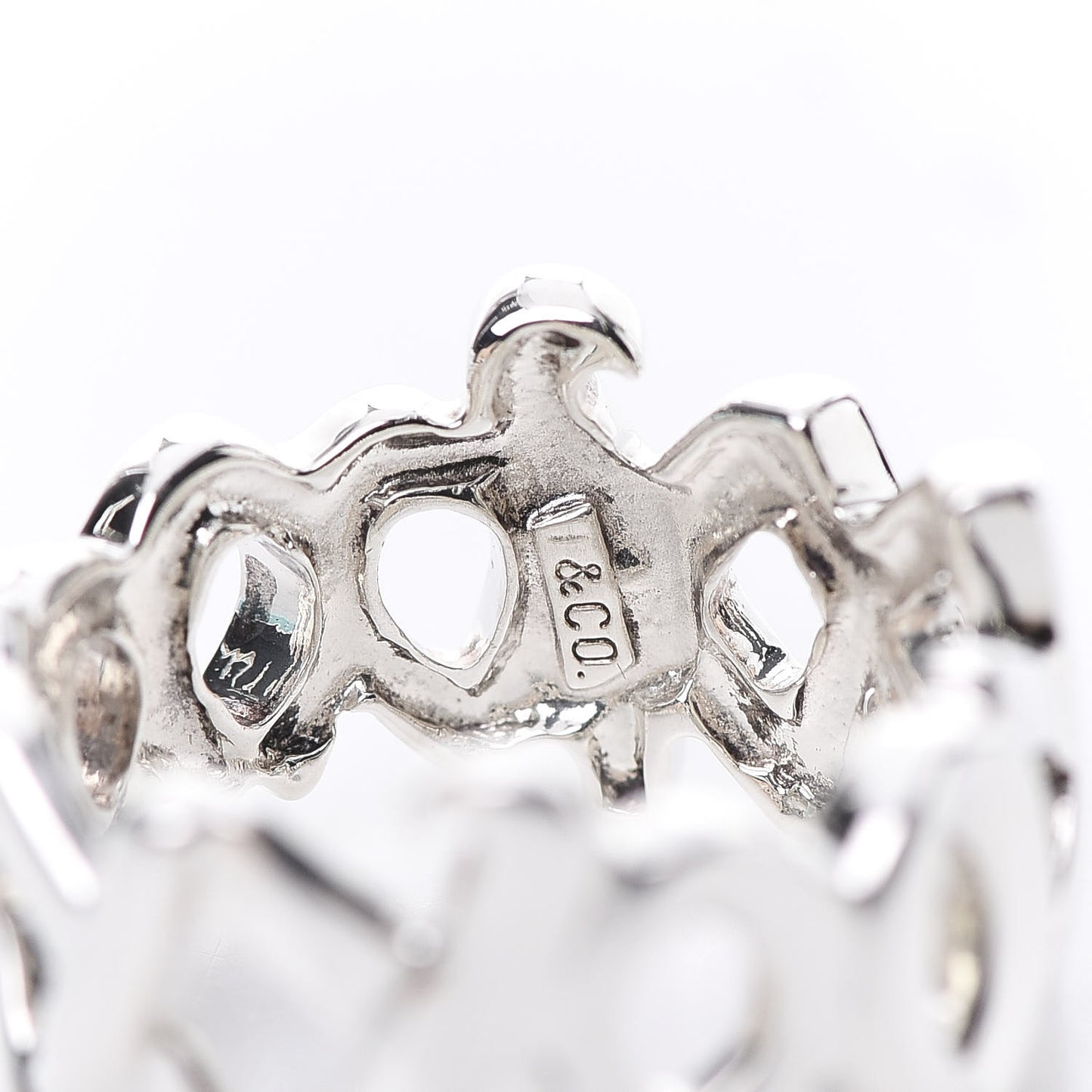 Sterling Silver Paloma Picasso Love Kisses Ring 50 5.5