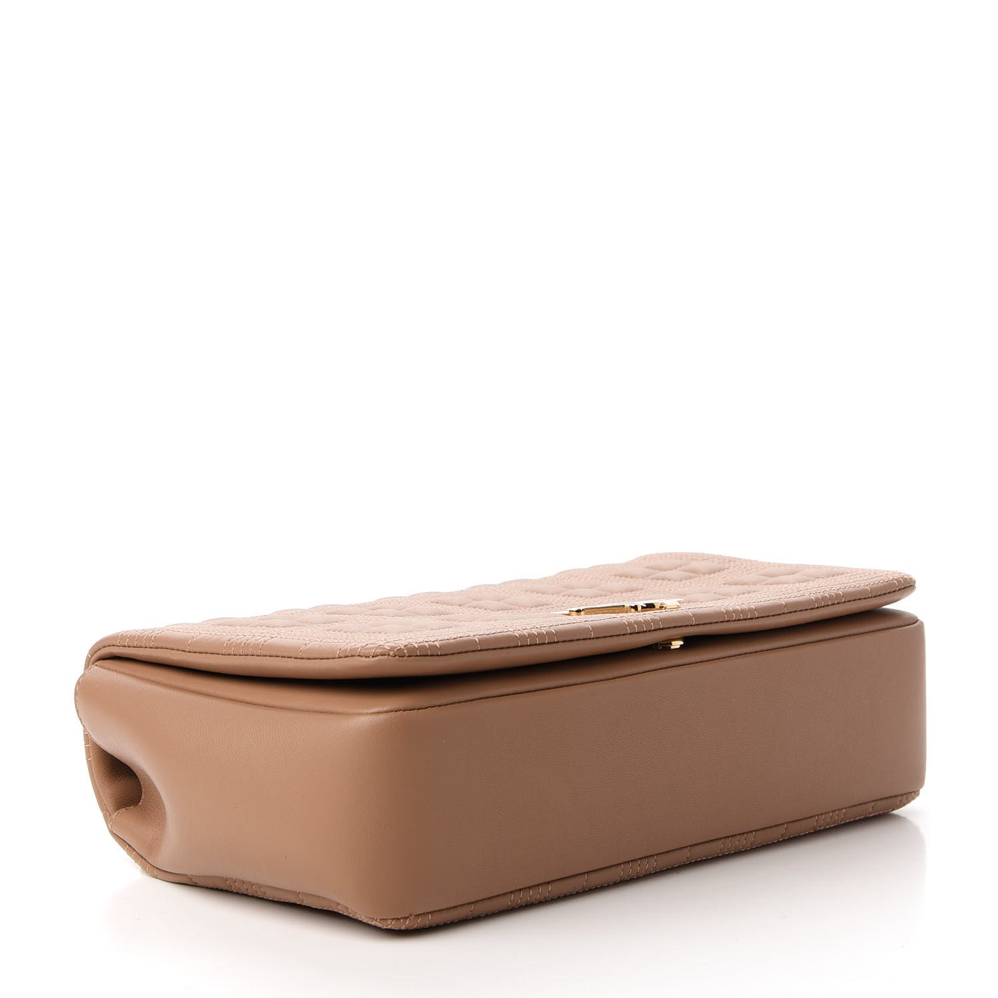 Lambskin Quilted Medium Lola Bag Camel