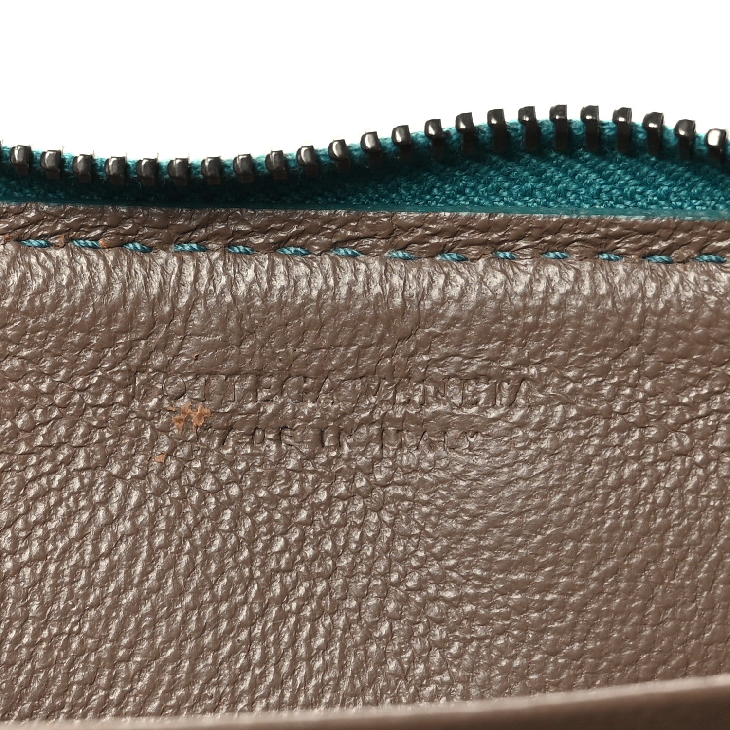 Bottega Veneta Nappa Intrecciato Zip Around Coin Purse Lagoon 6 of 7