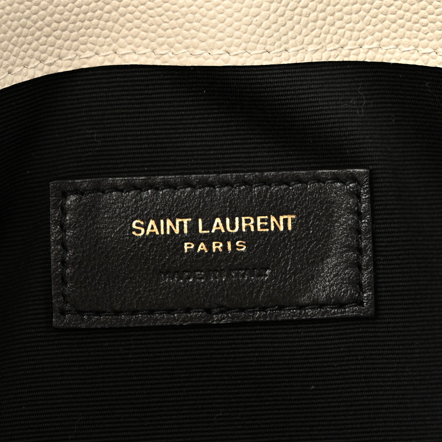 Saint Laurent Grain De Poudre Uptown Pouch Crema Soft 12 of 16