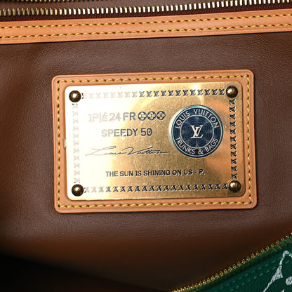 Louis Vuitton Calfskin Monogram Speedy P9 Bandouliere 50 Green 6 of 12