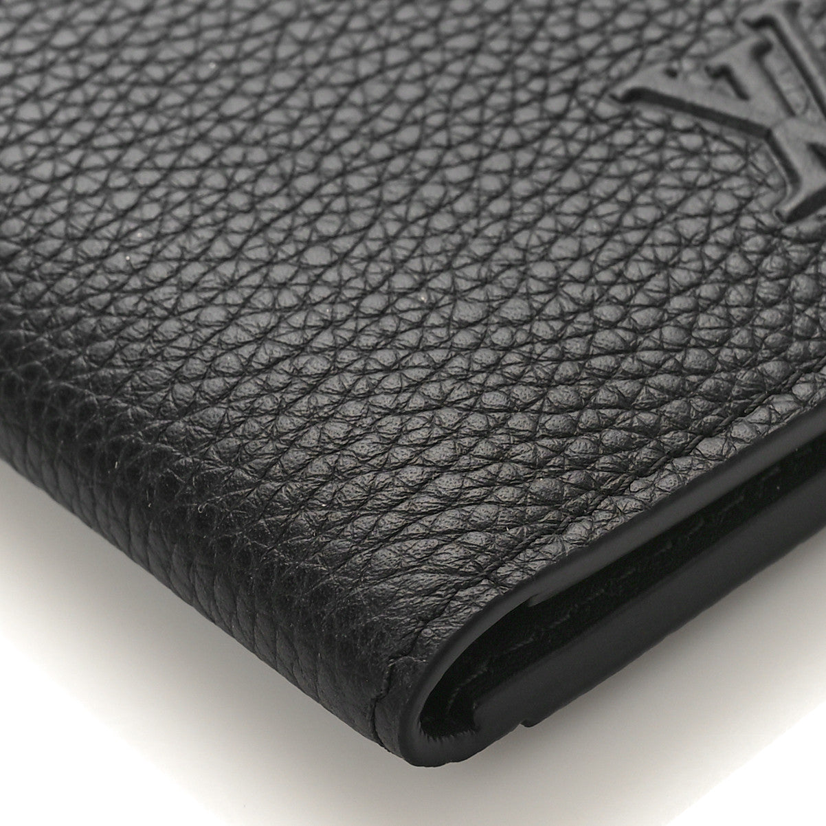 Louis Vuitton Millesime Calfskin Monogram Pocket Organizer Black 8 of 9
