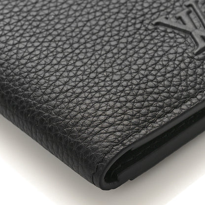 Louis Vuitton Millesime Calfskin Monogram Pocket Organizer Black 8 of 9