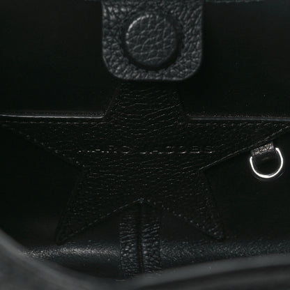 Marc Jacobs Grained Calfskin Star Mini The Sack Bag Black 7 of 12