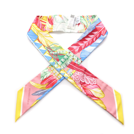 Silk La Danse Pacifique Twilly Vieux Rose Bleu Vert