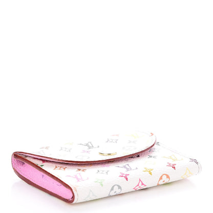 Louis Vuitton Monogram Multicolor Business Card Holder White Litchi 4 of 8