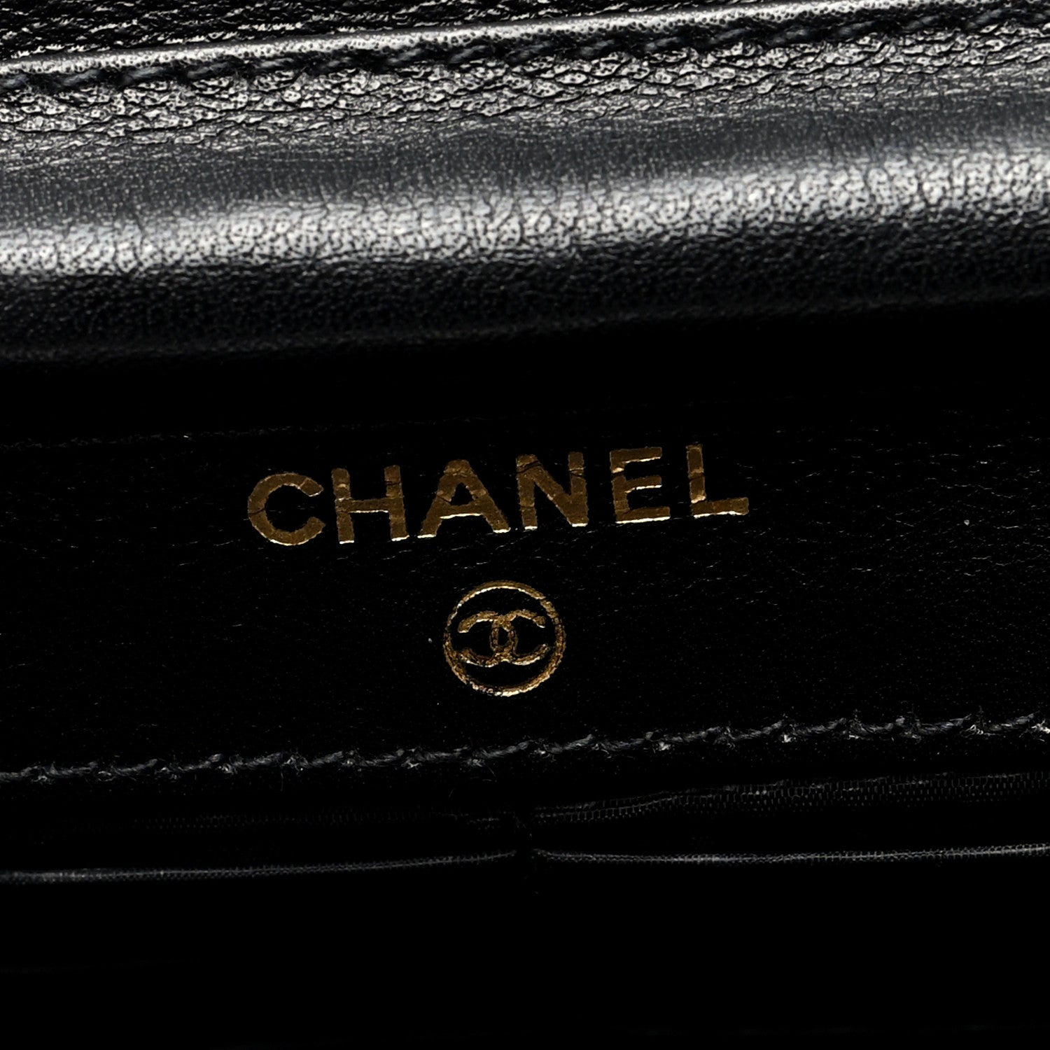 Chanel Caviar Timeless CC Wallet on Chain WOC Black 6 of 10