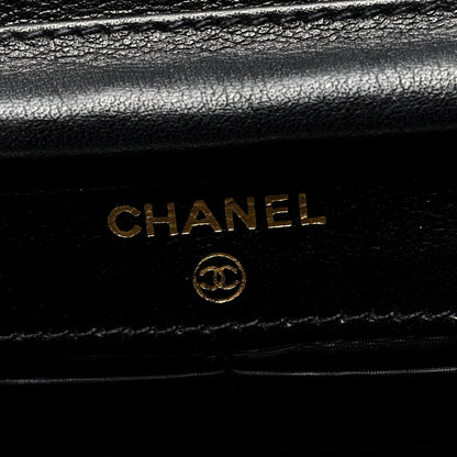 Chanel Caviar Timeless CC Wallet on Chain WOC Black 6 of 10