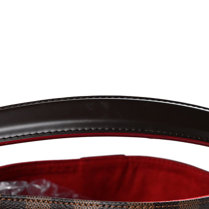 Louis Vuitton Damier Ebene Caissa Hobo Cherry 16 of 18