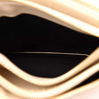 Celine Lambskin Small Trio Crossbody Bag White 5 of 10