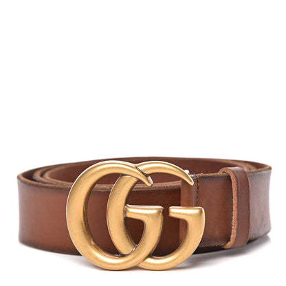 Gucci Faded Calfskin Double G 40mm Belt 120 48 Cuir 1 of 8