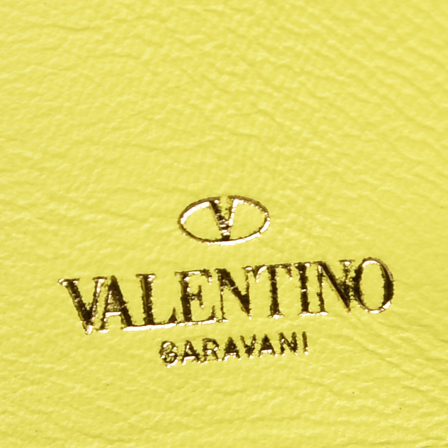 Nappa Canvas Camouflage Rockstud Continental Wallet Yellow