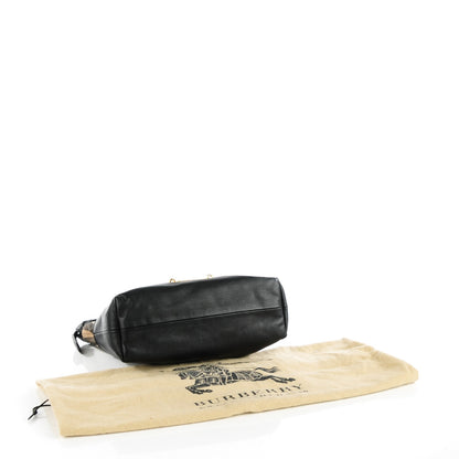 Burberry Calfskin House Check Little Crush Black 4 of 8