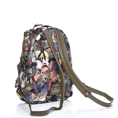 Valentino Garavani Nylon Camubutterfly Medium Rockstud Backpack Multicolor 3 of 7
