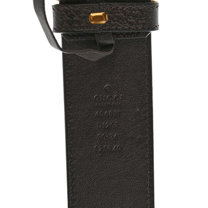 Gucci Textured Dollar Calfskin Double G 40mm Belt 90 36 Black 3 of 6