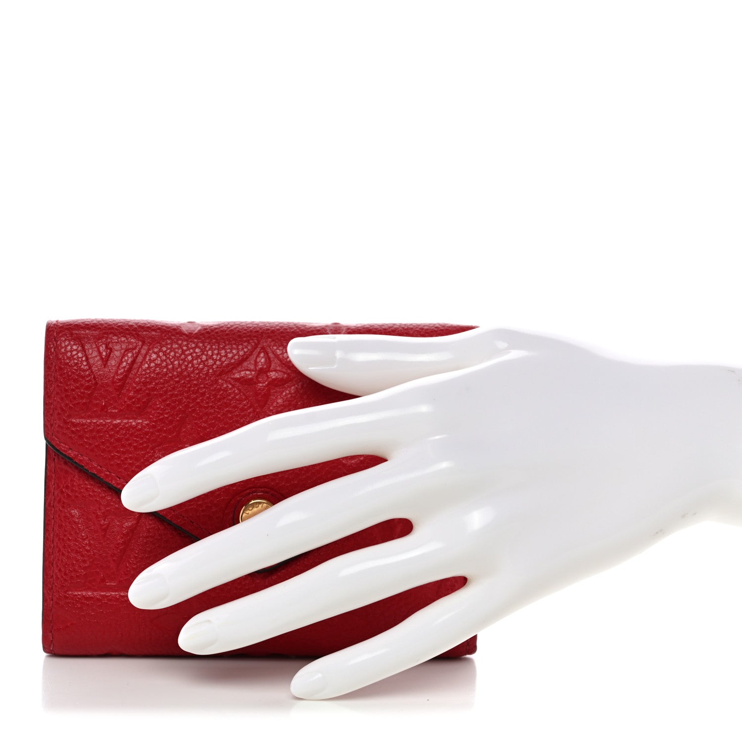 Louis Vuitton Empreinte Victorine Wallet Scarlet 2 of 7