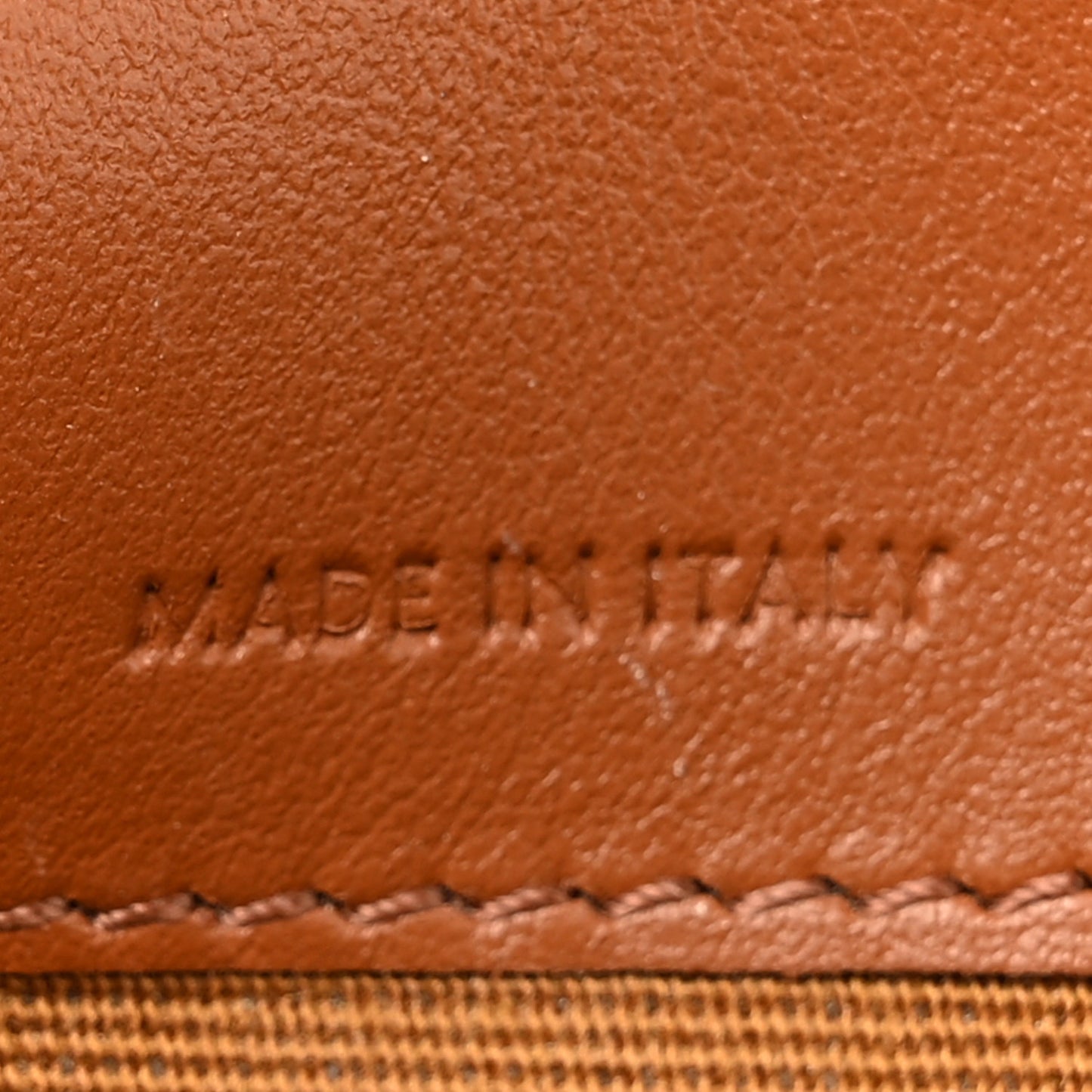 Triomphe Canvas Lambskin Wallet On Strap Tan