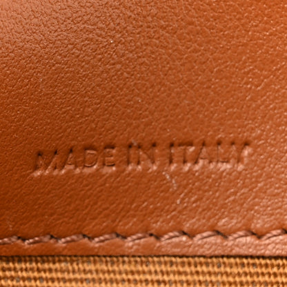 Celine Triomphe Canvas Lambskin Wallet On Strap Tan 6 of 10