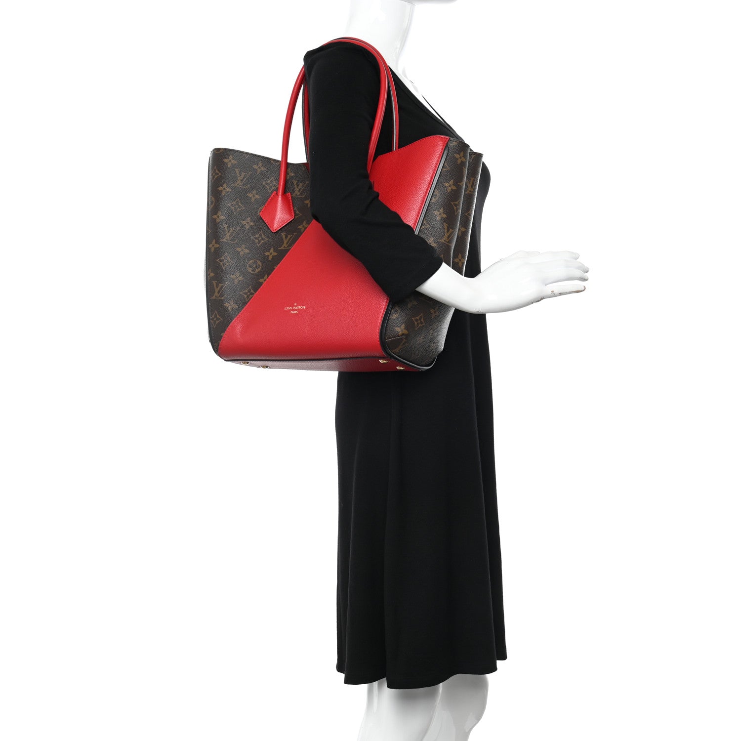 Louis Vuitton Calfskin Monogram Kimono Tote Cherry 2 of 10