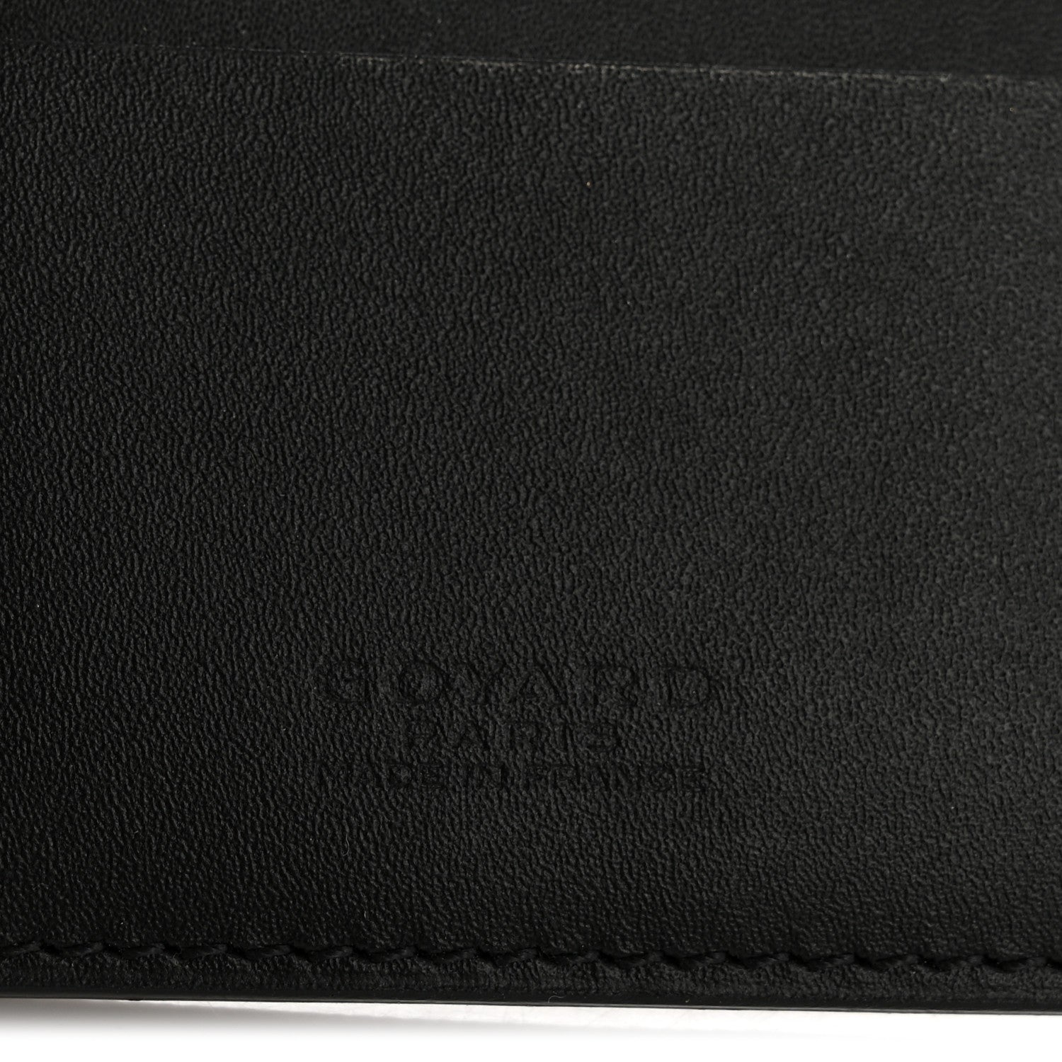 Goyard Goyardine Grenelle Passport Wallet Black Gold 6 of 8