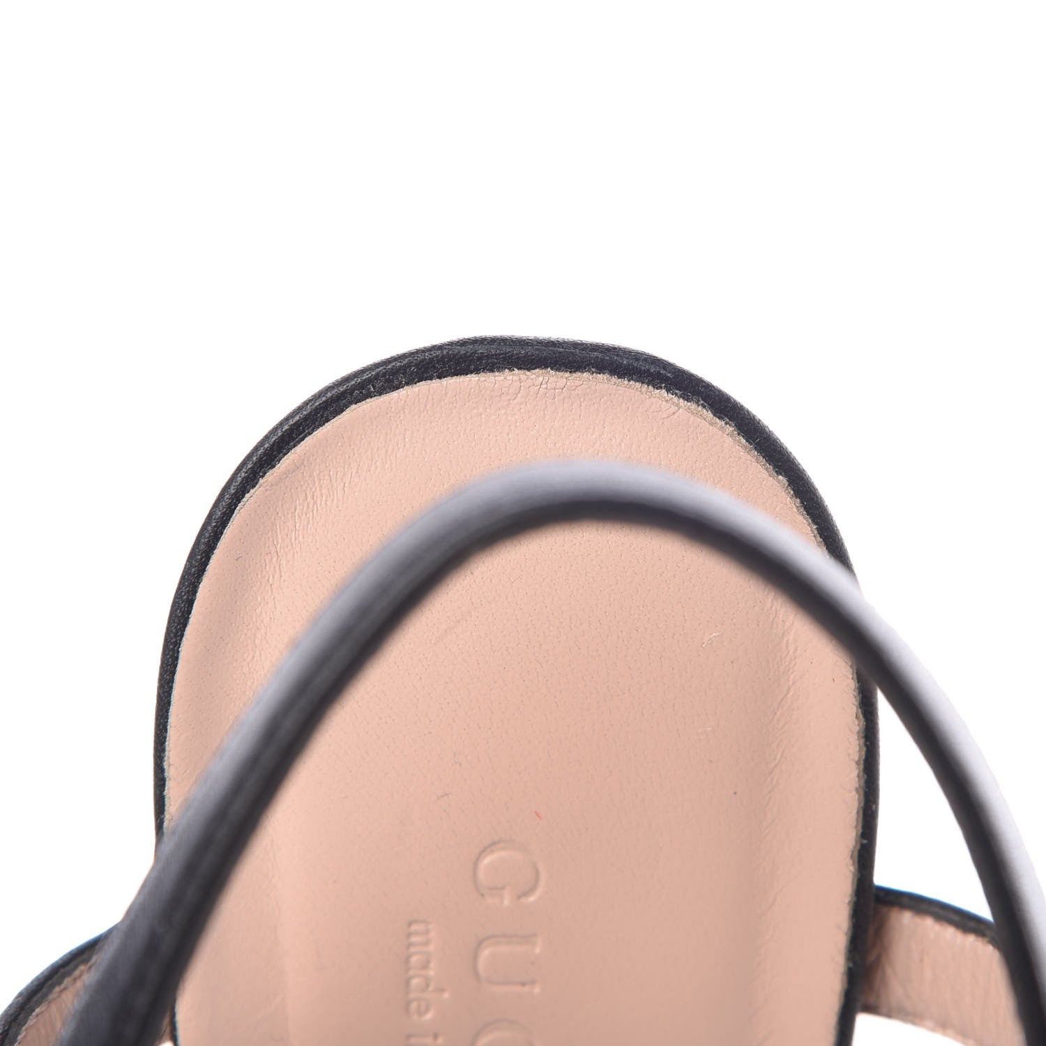Gucci Calfskin Miro Soft Horsebit High Heel Sandals 38.5 Black 10 of 11