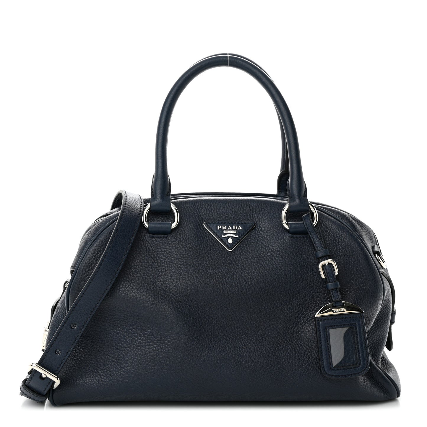 Vitello Daino Bowling Bag Baltico