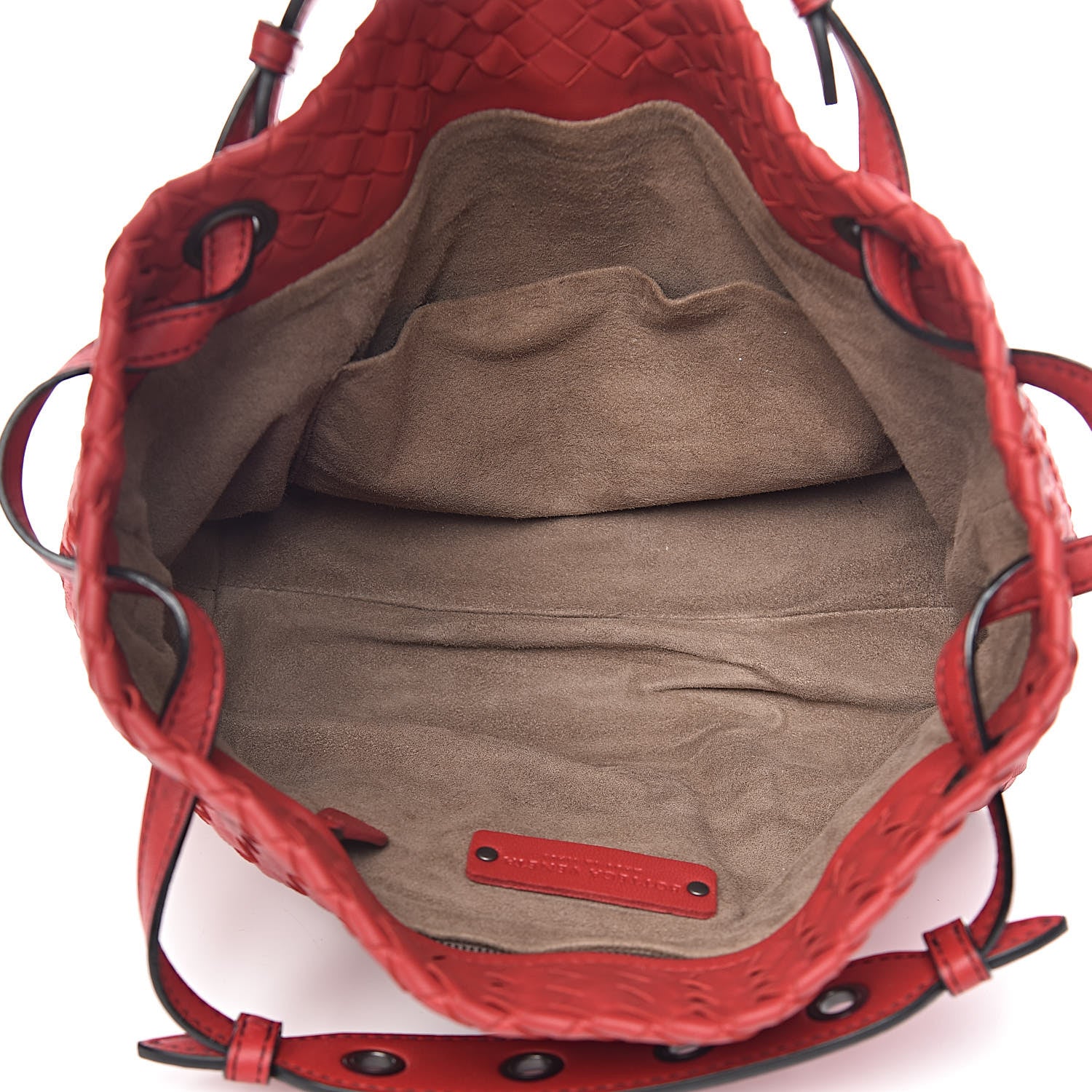 Bottega Veneta Nappa Intrecciato Small Bella Tote Red 6 of 12