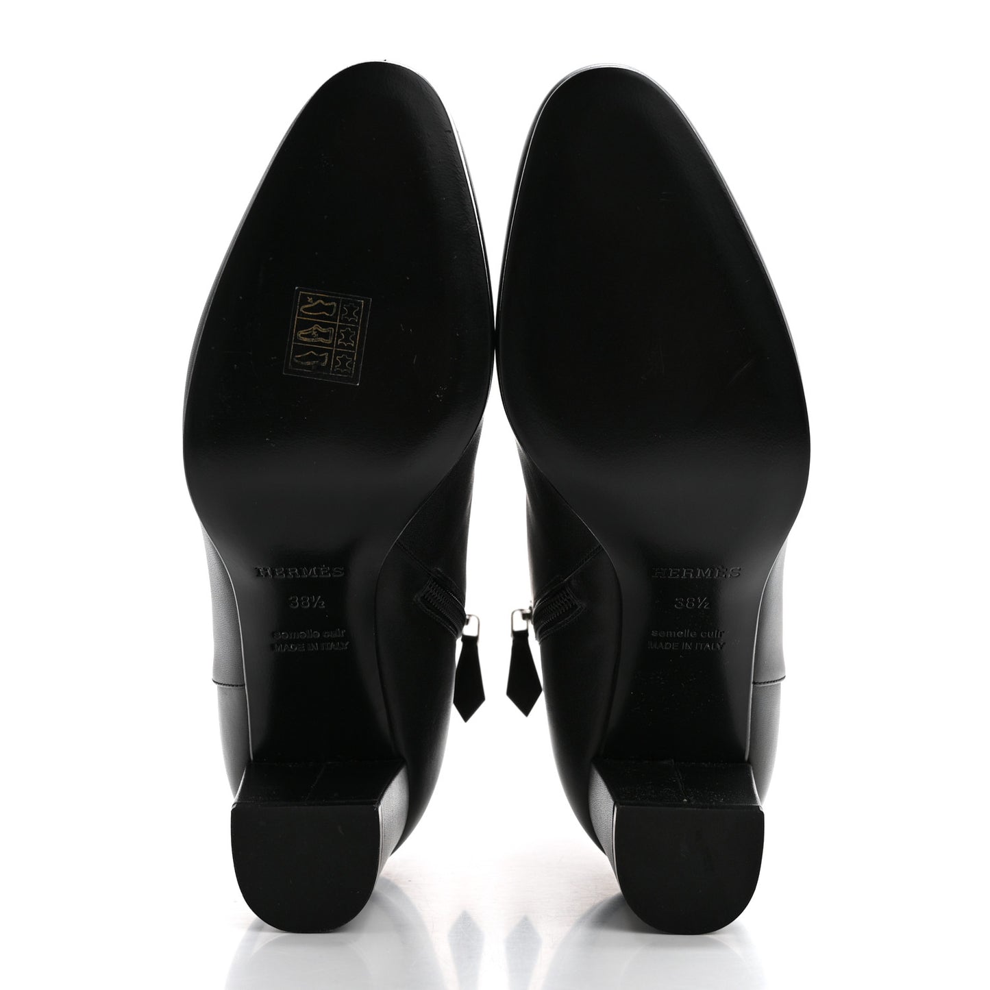 Calfskin Saint Germain Ankle Boots 38.5 Black