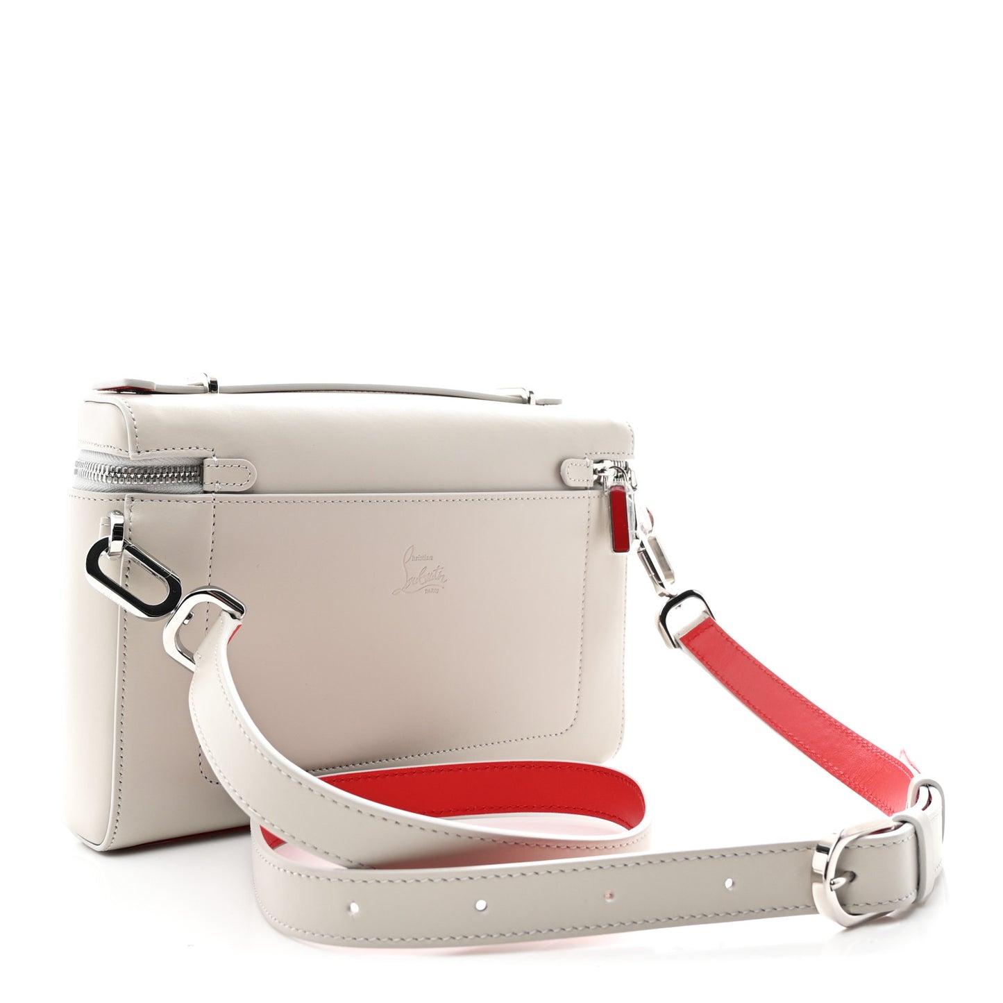 Calfskin Paris Kypipouch Top Handle Bag Albatre