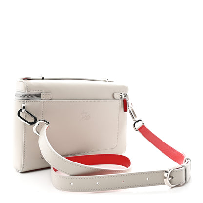 Christian Louboutin Calfskin Paris Kypipouch Top Handle Bag Albatre 3 of 9