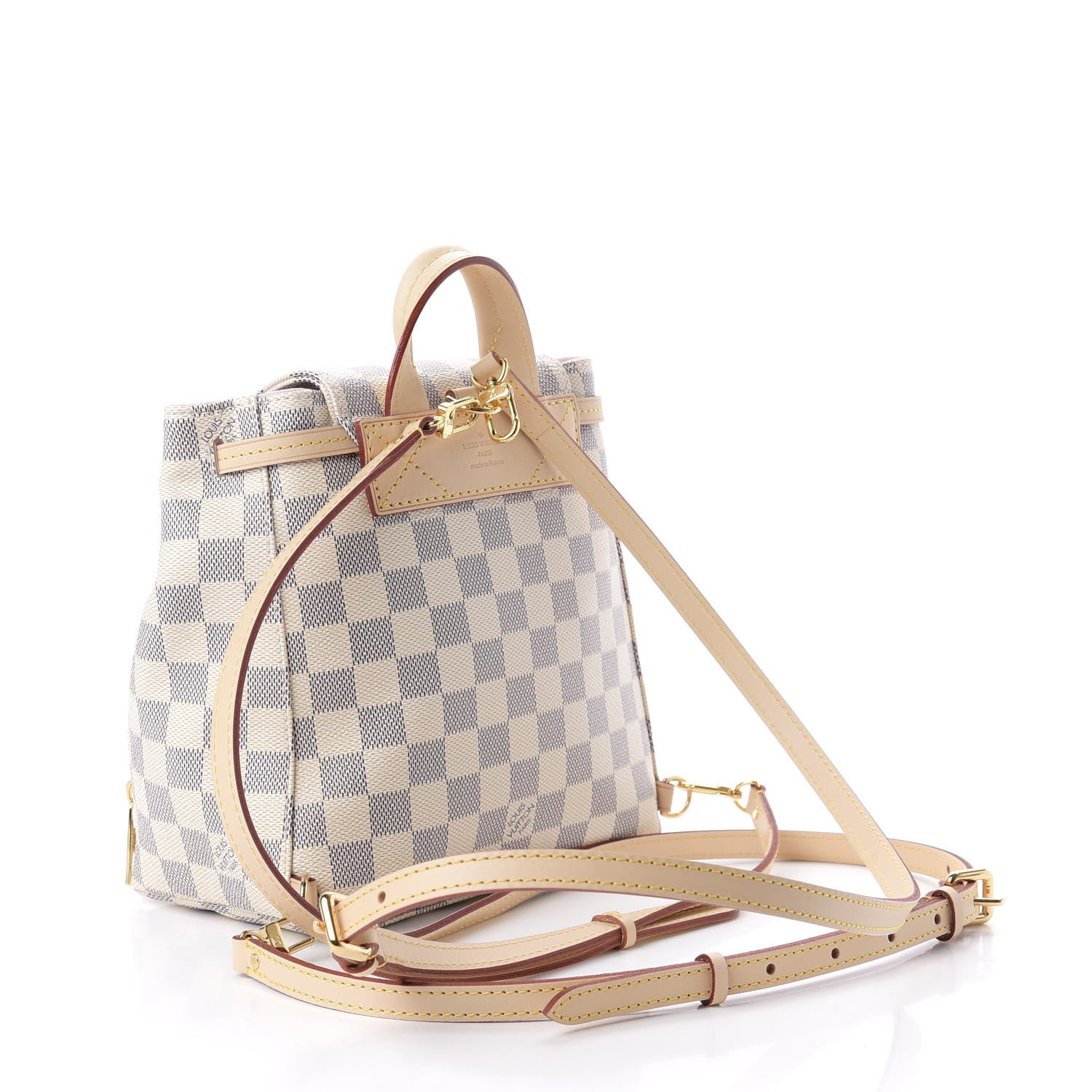 Louis Vuitton Damier Azur Sperone BB Backpack 2 of 7
