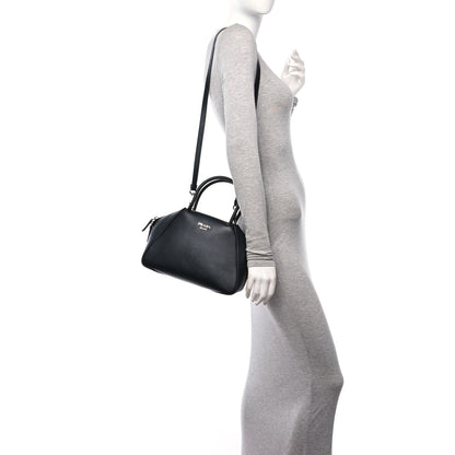 Prada Softy Calfskin Small Supernova Handbag Black 2 of 9