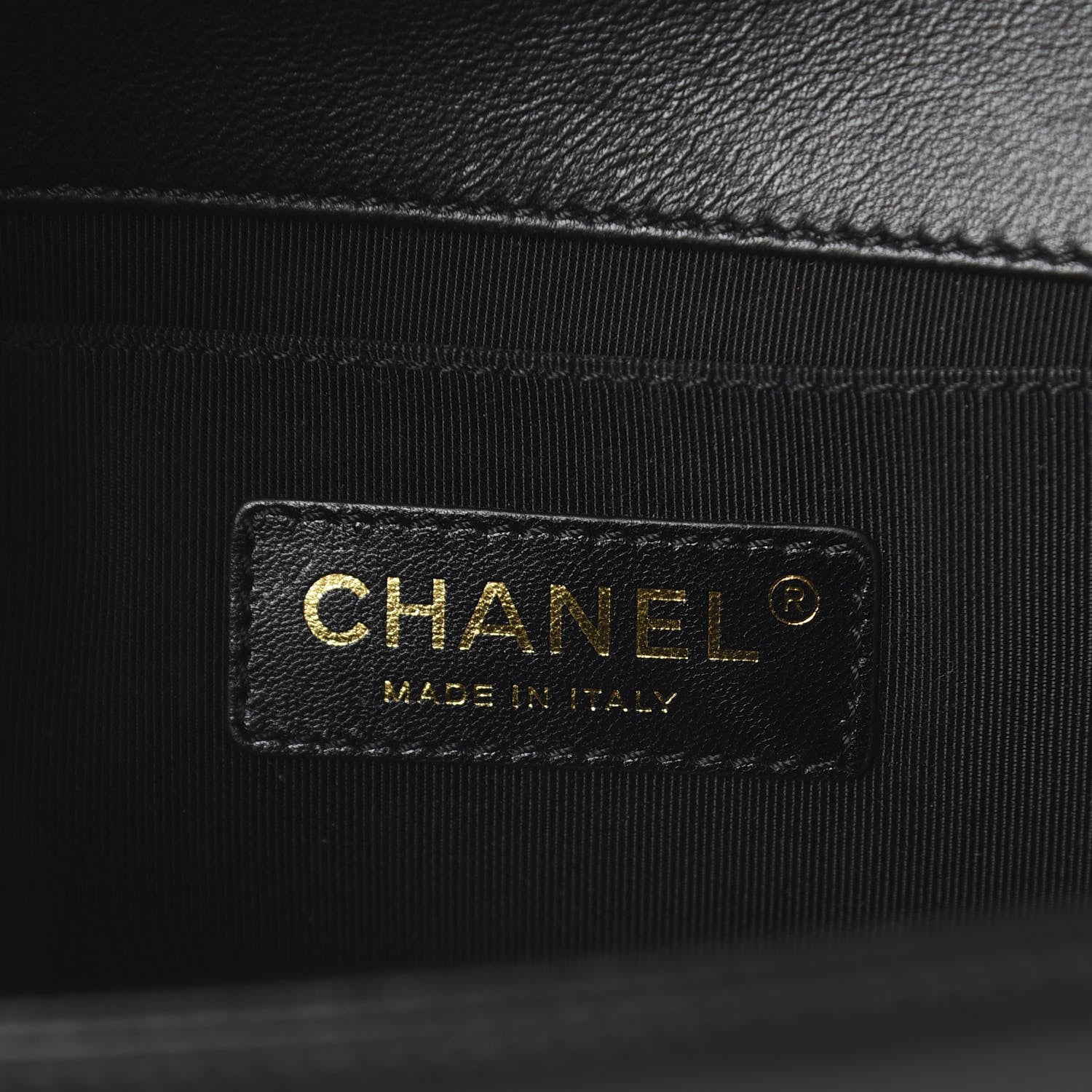 Chanel Lambskin Quilted Medium Boy Flap Black 7 of 9
