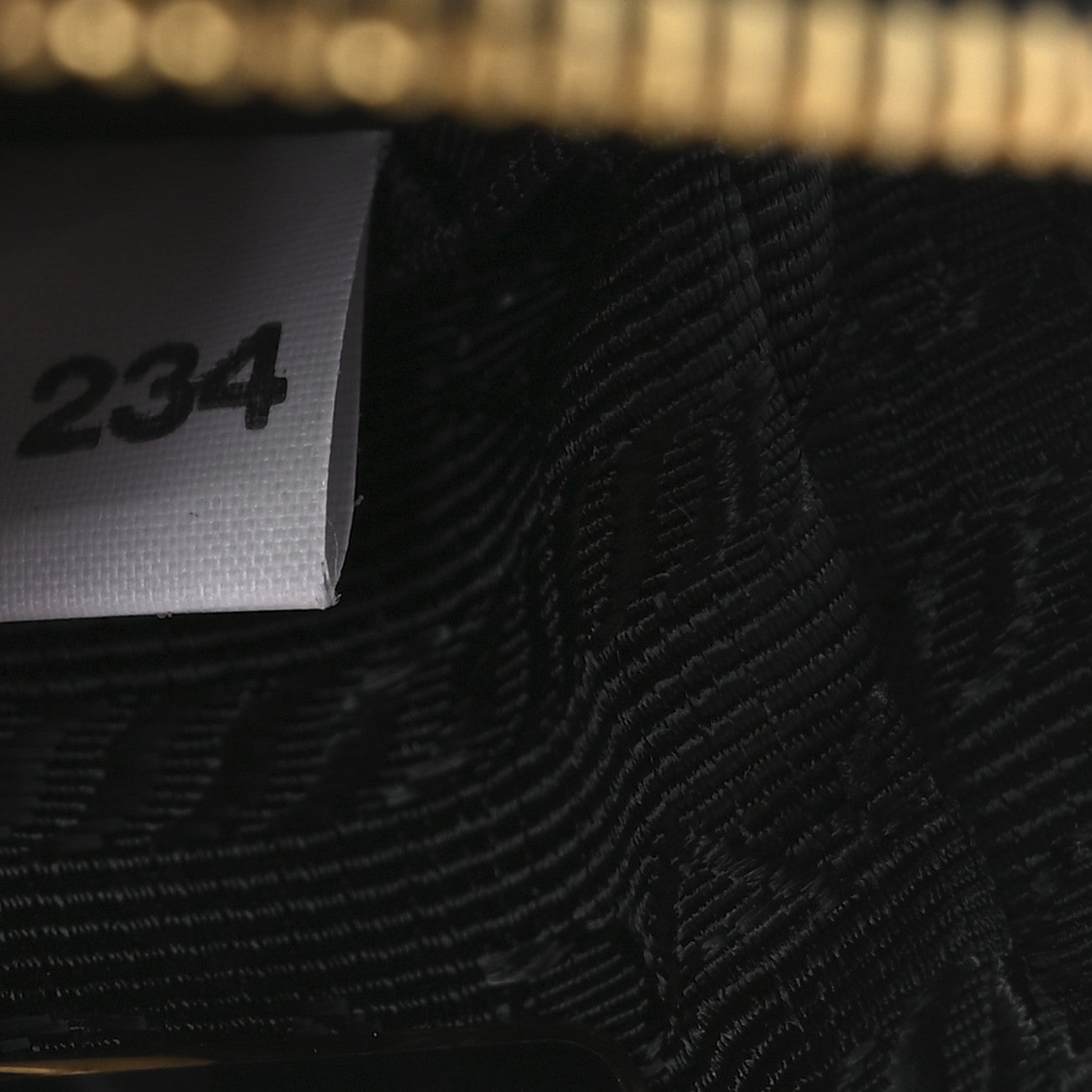Prada Tessuto Nylon Saffiano Mini Pouch Black 8 of 10