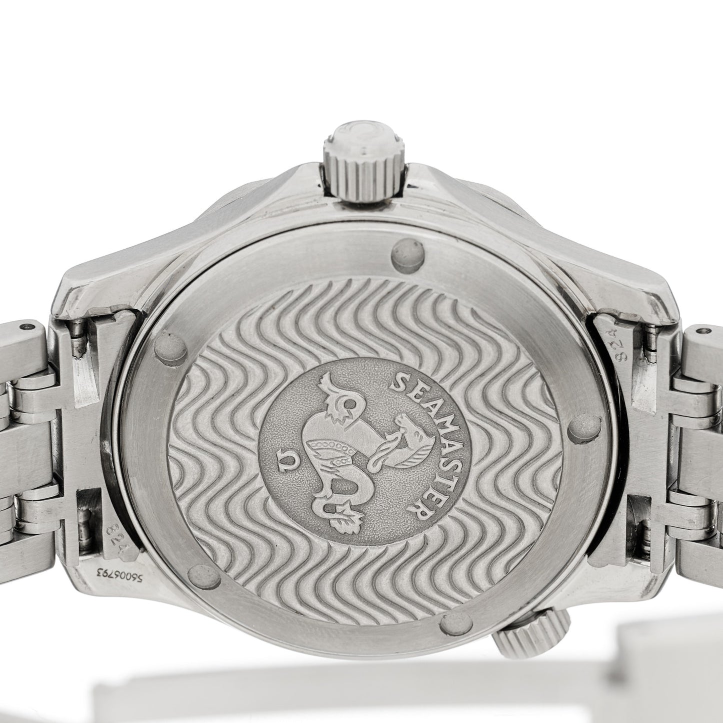 Stainless Steel 36mm Seamaster Professional Quartz Watch Black 2562.80