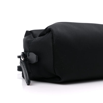Prada Tessuto Nylon Saffiano Wristlet Black 7 of 8
