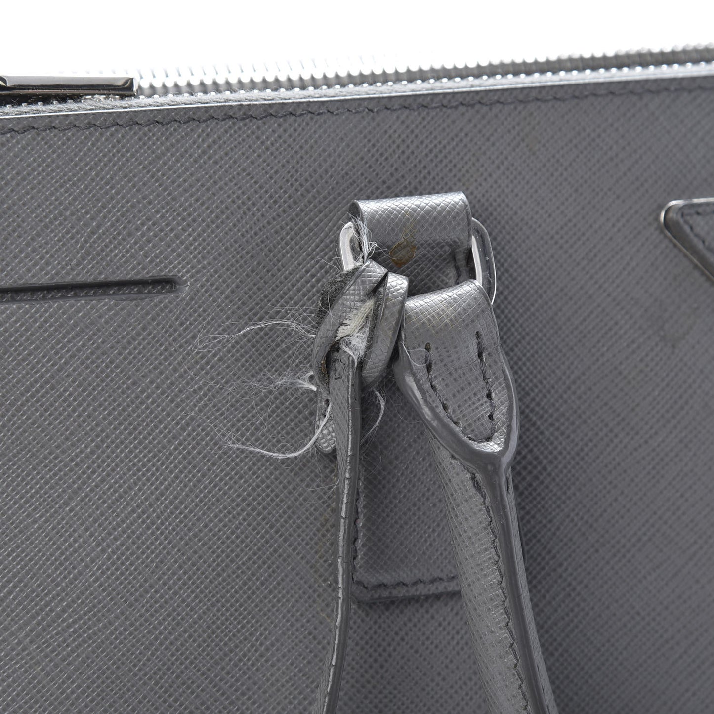 Saffiano Medium Galleria Double Zip Tote Marmo