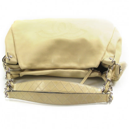 Chanel Lambskin Edgy Large Hobo Beige 7 of 12