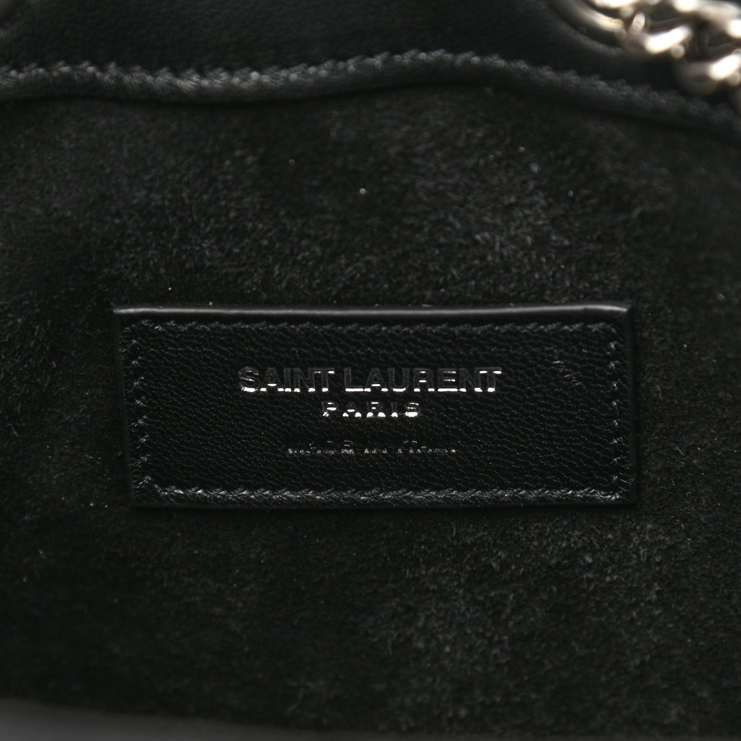 Woven Wool Embroidered Baby Emmanuelle Bucket Bag Black