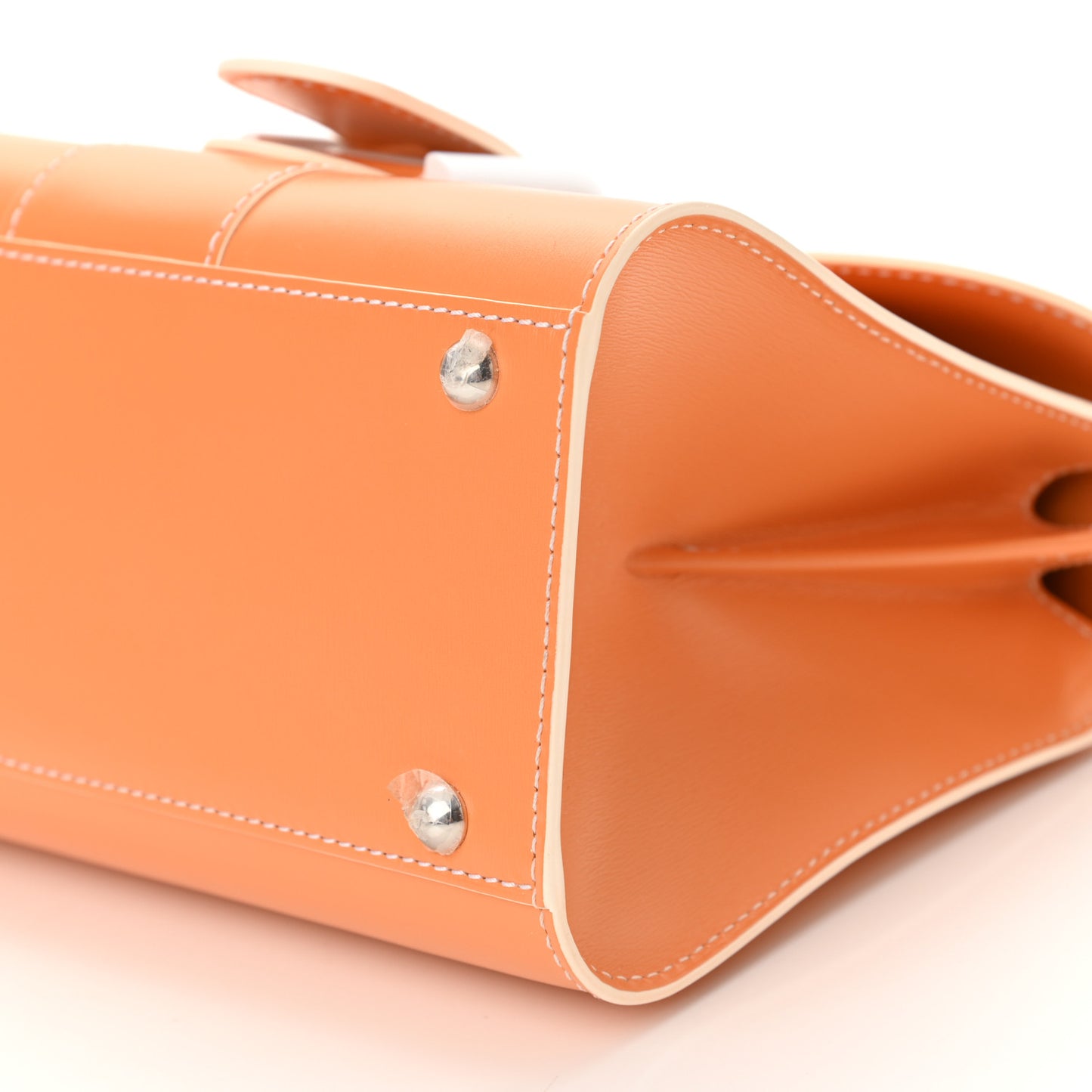Box Calfskin Mini Brillant Satchel Abricot