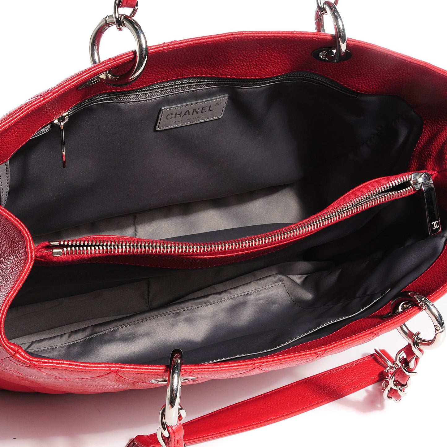 Caviar Grand Shopping Tote GST Red