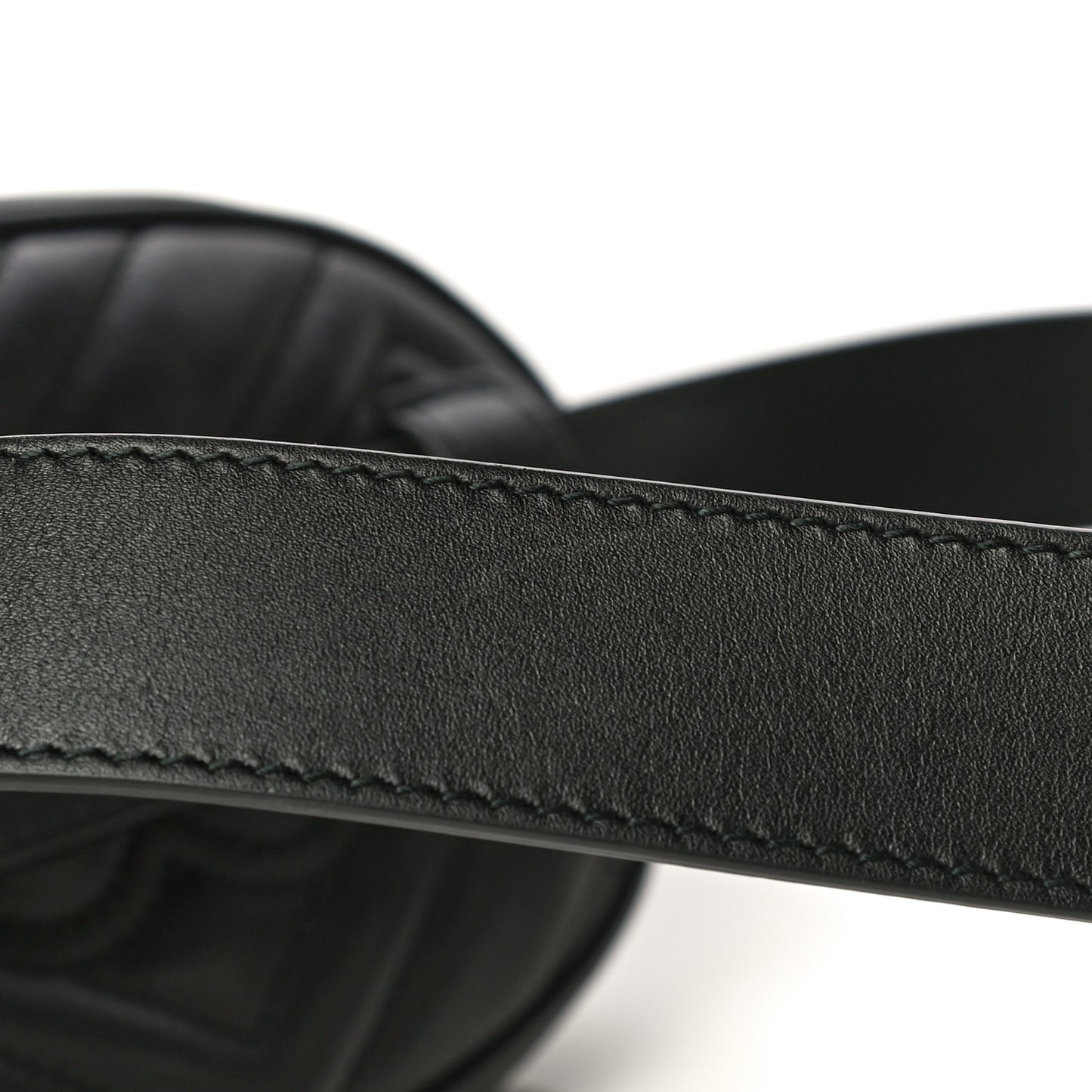 Calfskin Matelasse GG Marmont Belt Bag 75 30 Black