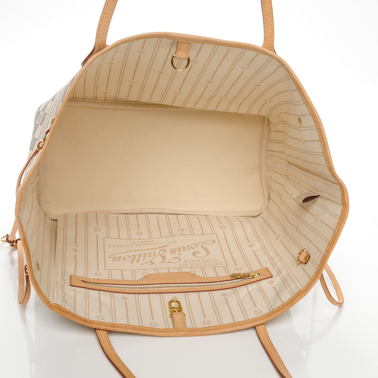 Louis Vuitton Damier Azur Neverfull MM 5 of 7