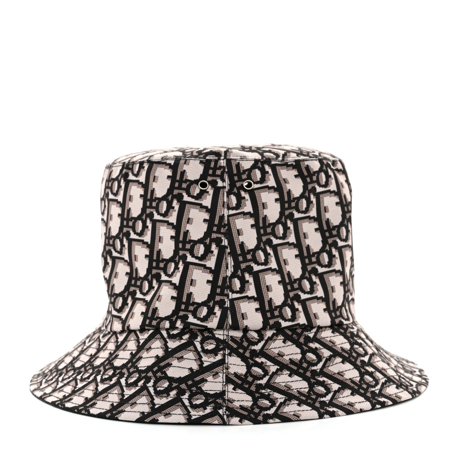 Christian Dior Oblique Reversible Teddy-D Brim Bucket Hat Black 5 of 12