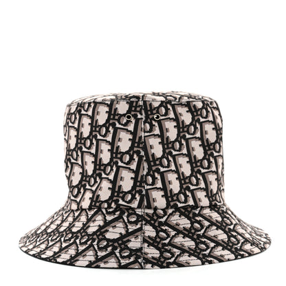 Christian Dior Oblique Reversible Teddy-D Brim Bucket Hat Black 5 of 12