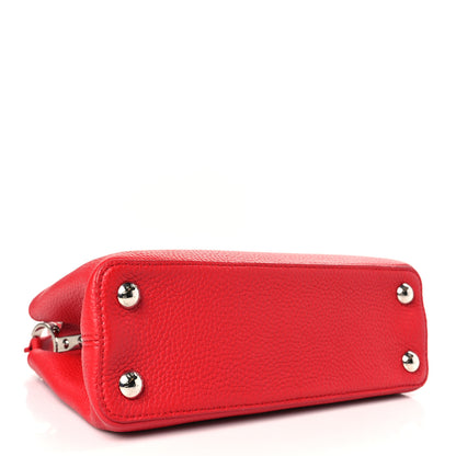 Louis Vuitton Taurillon Capucines BB Rubis 4 of 8